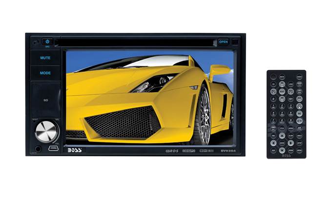 BOSS BV9354 6.2" LCD Touchscreen DVD/MP3/CD Car Audio Player w/USB SD Receiver