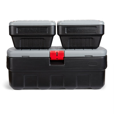 Rubbermaid 48 & 8 Gallons Packer Lockable Latch Storage Box Tote Bundle(Damaged)