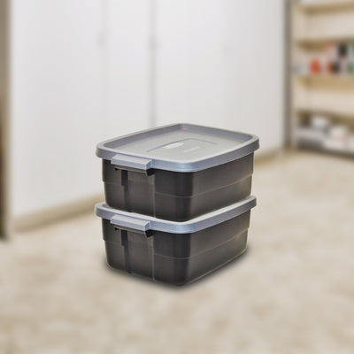 Rubbermaid Roughneck Tote 3 Gallon Storage Container (6 Pack) (Used) - VMInnovations