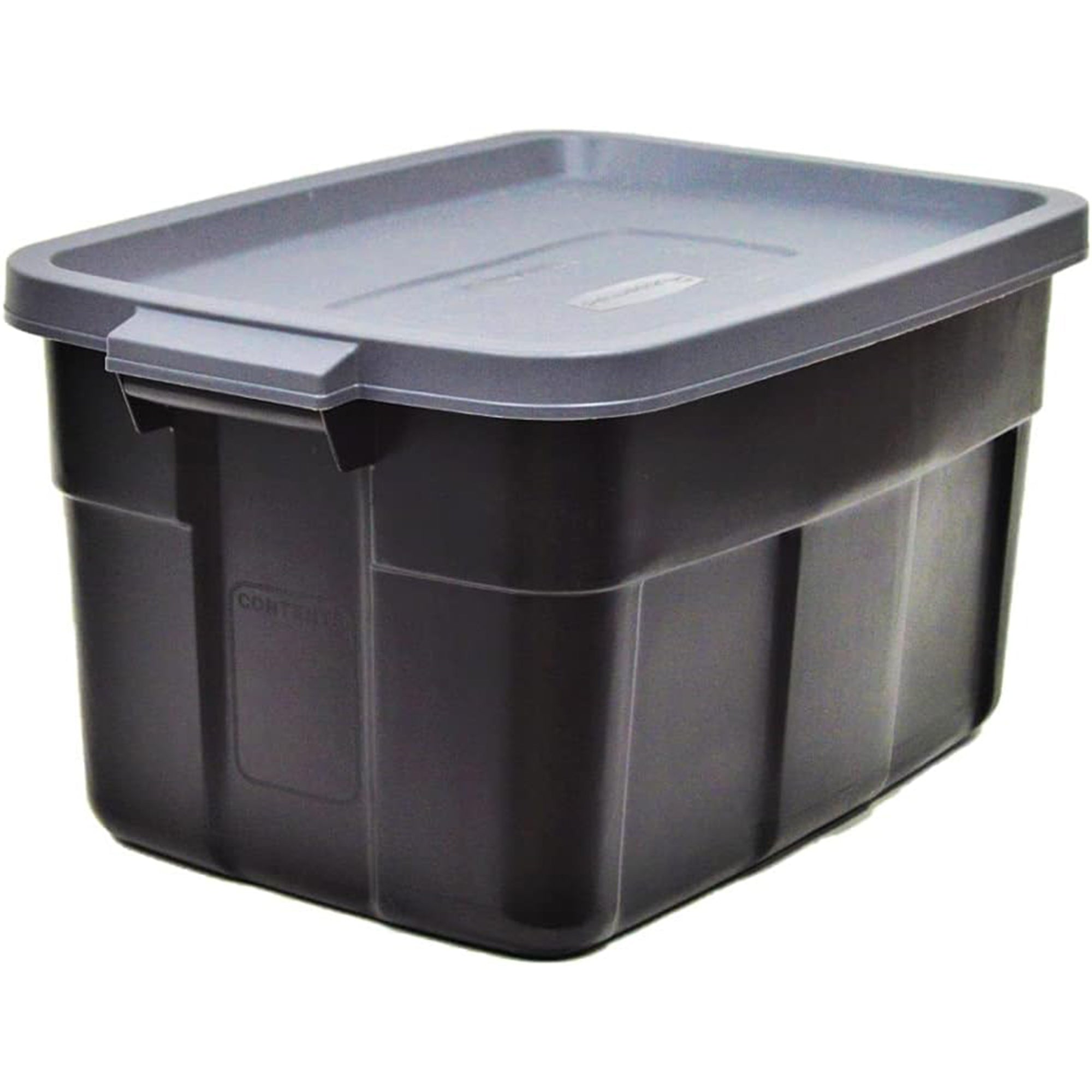 Rubbermaid Roughneck Tote 14 Gallon Storage Container, Black/Cool Gray (6 Pack) - VMInnovations