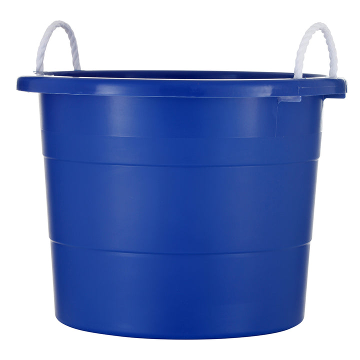 United Solutions 19 Gallon Large Plastic Tub w/ Rope Handle, 6 Pack (Open Box)