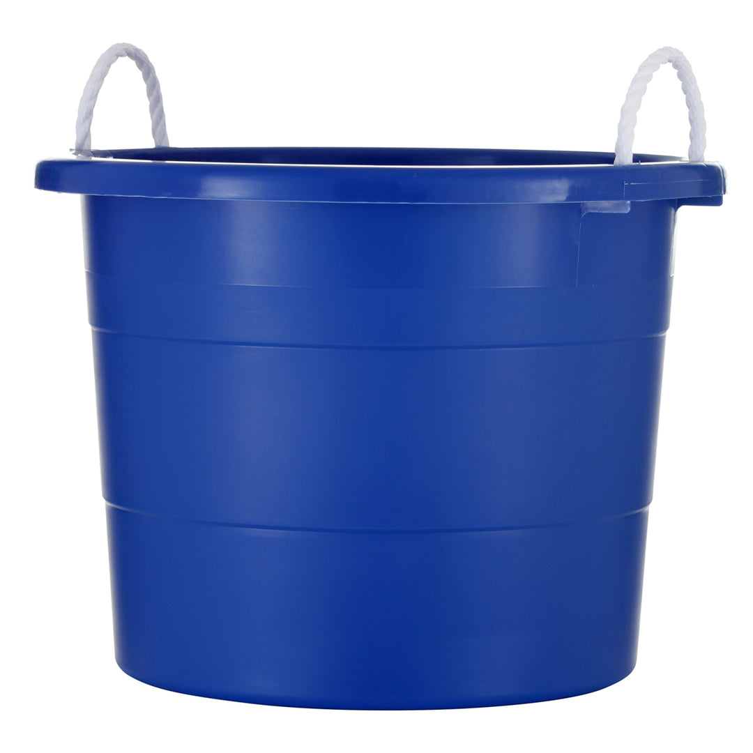United Solutions 19 Gallon Large Plastic Tub w/ Rope Handle, 6 Pack (Open Box) - VMInnovations