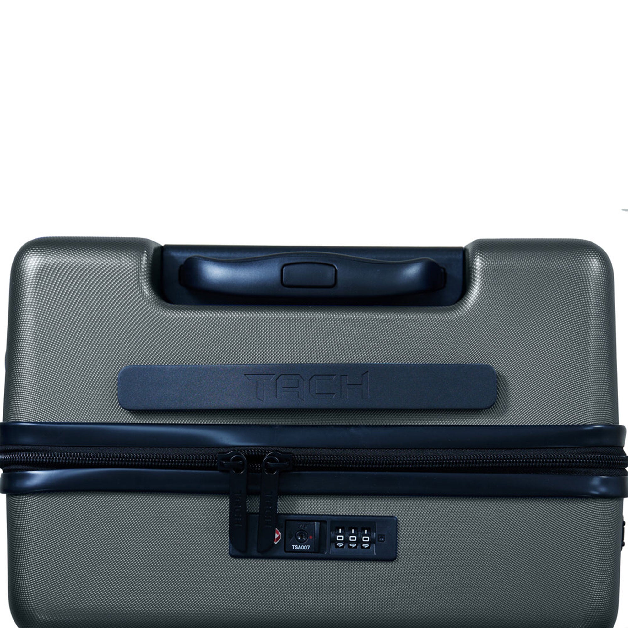 TACH V3 3 Piece Hard Shell Rolling Suitcase Luggage Set w/ Wheels, Gray (Used) - VMInnovations