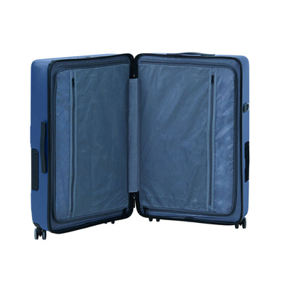 TACH V3 3 Pc Hard Shell Rolling Suitcase Luggage Set, Midnight Blue (Open Box) - VMInnovations