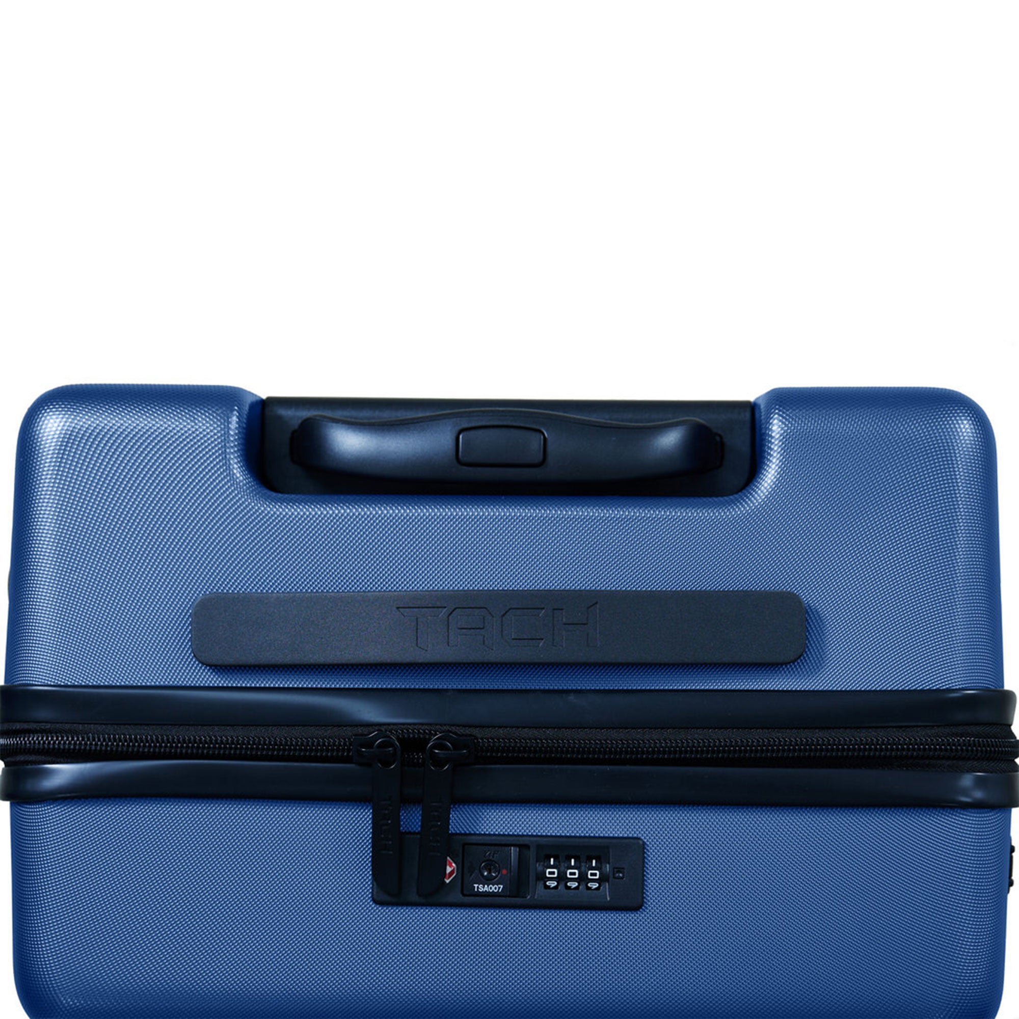 TACH V3 3 Pc Hard Shell Rolling Suitcase Luggage Set, Midnight Blue (Open Box) - VMInnovations