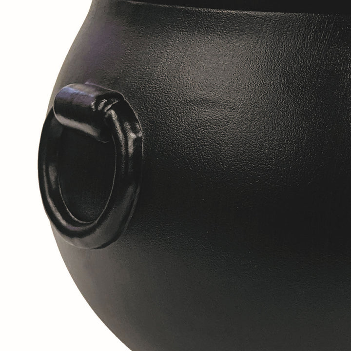 Union Products 55160 16 Inch Witch Cauldron Spooky Halloween Decoration, Black