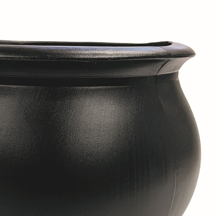 Union Products 55160 16 Inch Witch Cauldron Spooky Halloween Decoration, Black