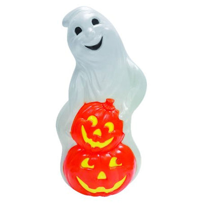 Union Products Light Up Ghost and Pumpkin Halloween Outdoor Decoration (Used) - VMInnovations