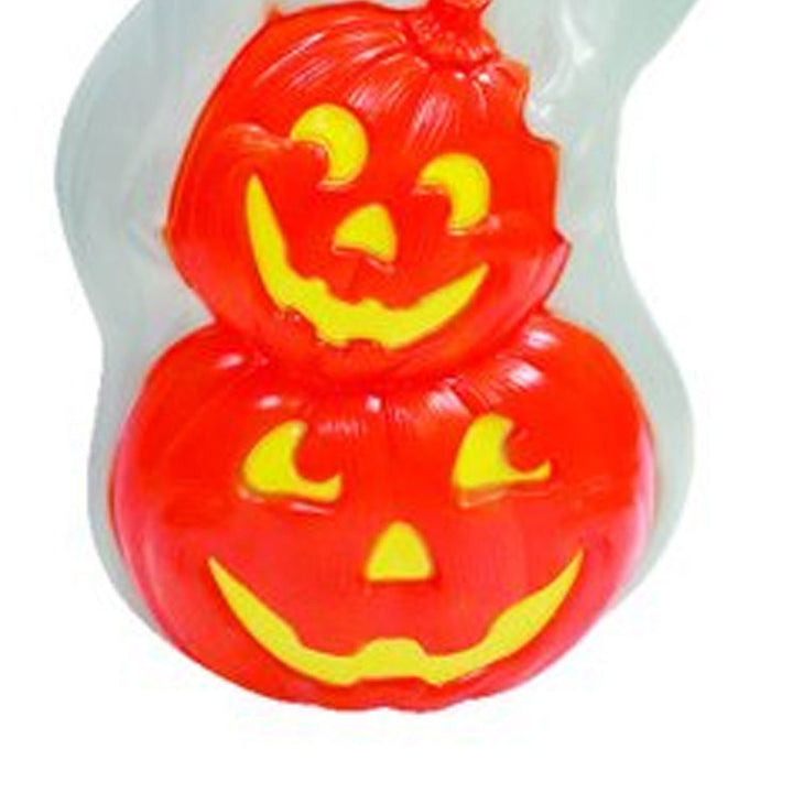 Union Products Light Up Ghost and Pumpkin Halloween Outdoor Decoration (Used)