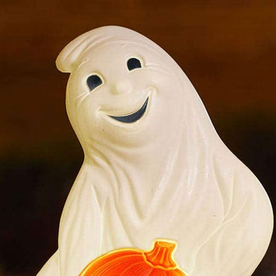 Union Products Light Up Ghost and Pumpkin Halloween Decoration (Open Box)