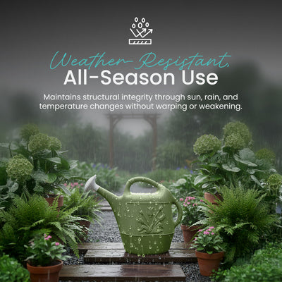 Union Products 63068 Plants & Garden 2 Gallon Plastic Watering Can, Sage Green