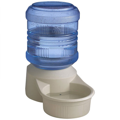 Little Giant Deluxe Indoor Outdoor Automatic Pet Water Tower Dispenser, 4 Gallon - VMInnovations