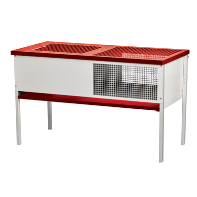 Little Giant Galvanized Steel Chick Brooder Box Enclosure with Litter Pan (Used) - VMInnovations