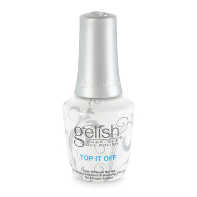 Gelish Terrific Trio Essentials Soak Off Gel Nail Polish Kit, 15 mL (3 Pack)