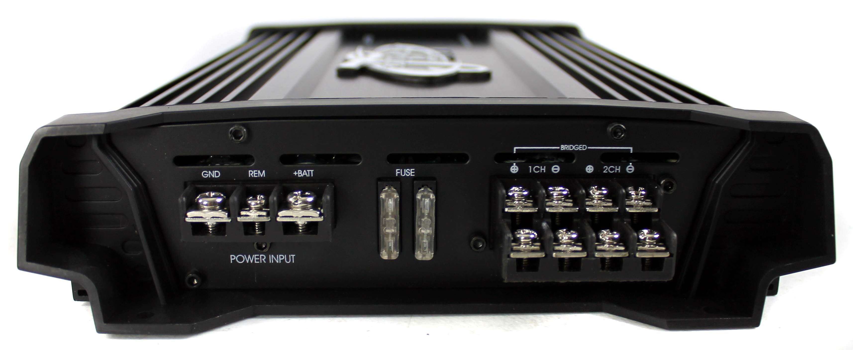 LANZAR HTG447 2000W Bridgeable 4 Channel MOSFET Car Audio Amplifier Power Amp