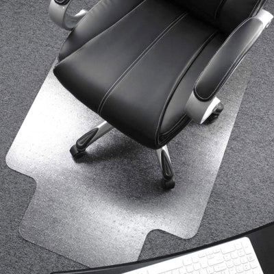 Floortex Solutions Ultimat 48x53 Inch Office Floor Chair Mat with Lip (Open Box)