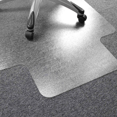 Floortex Solutions Ultimat 48x53 Inch Office Floor Chair Mat with Lip (Open Box)
