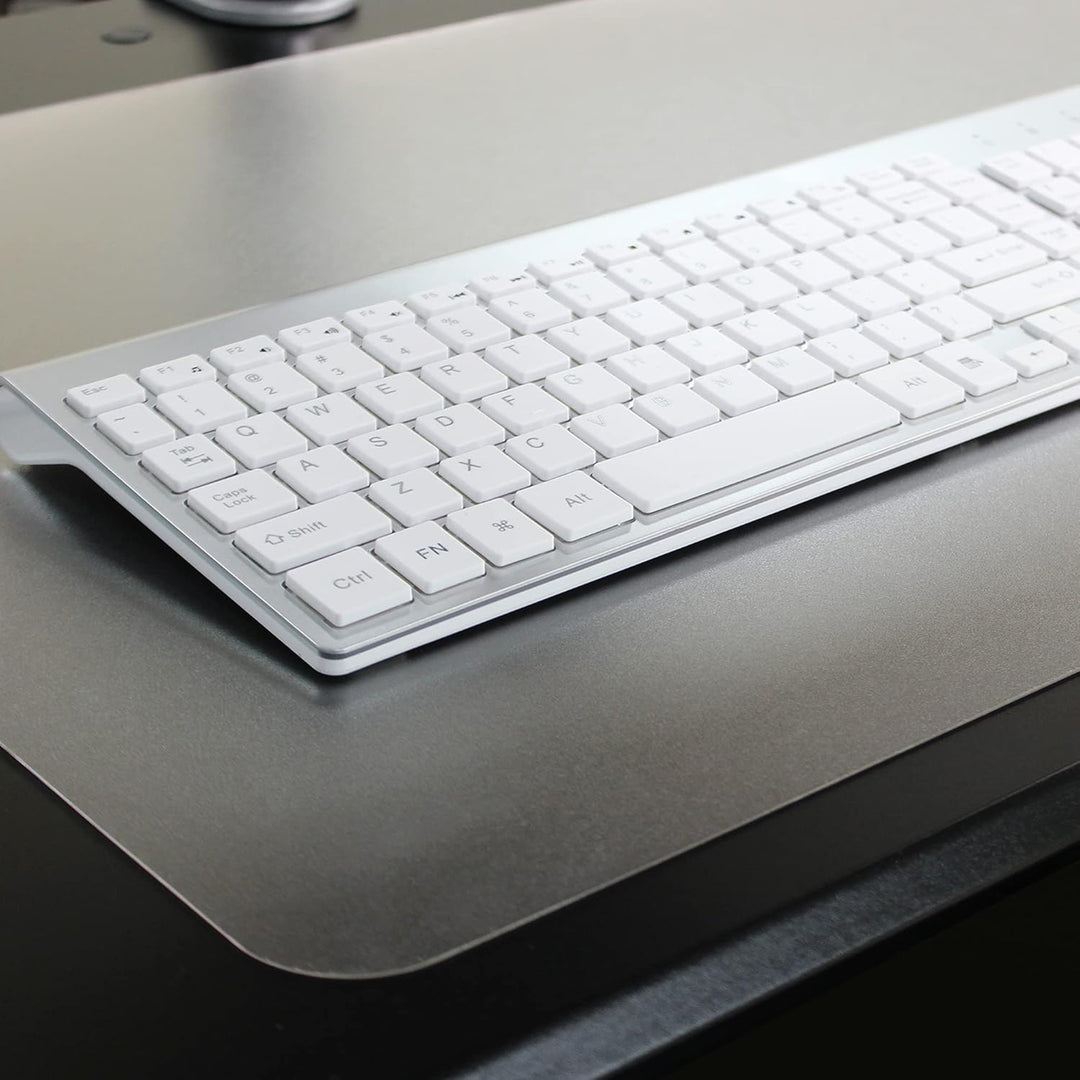 Floortex Desktex Protection Mat, Anti-Slip Polycarbonate Pad, 29" x 59", Clear