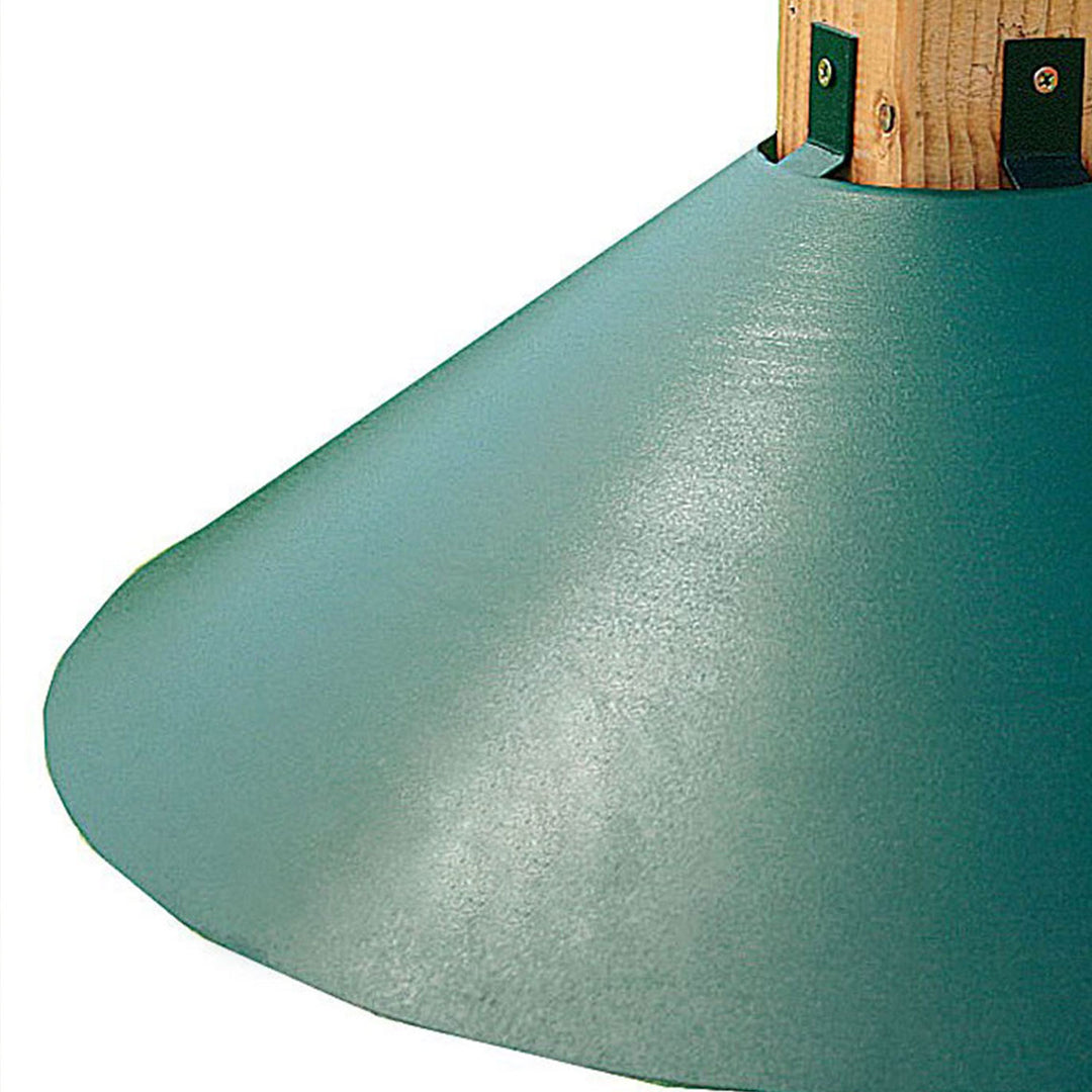 Woodlink Metal Wrap Bird Feeder Squirrel Baffle Guard 4x4 Pole Post (Open Box)