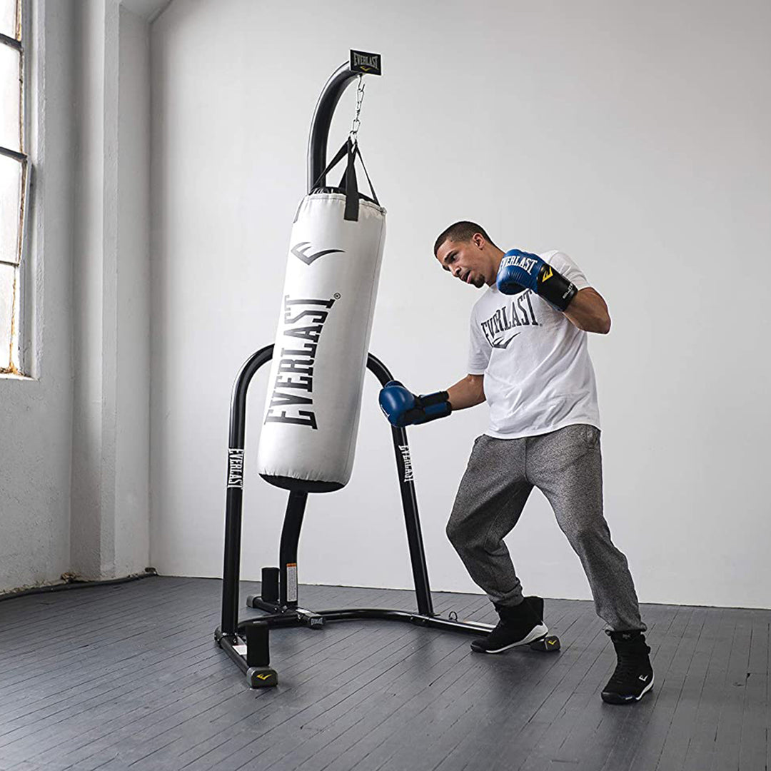Everlast Single Station Powder Coated Steel 100lbs Punching Bag Stand (Open Box) - VMInnovations