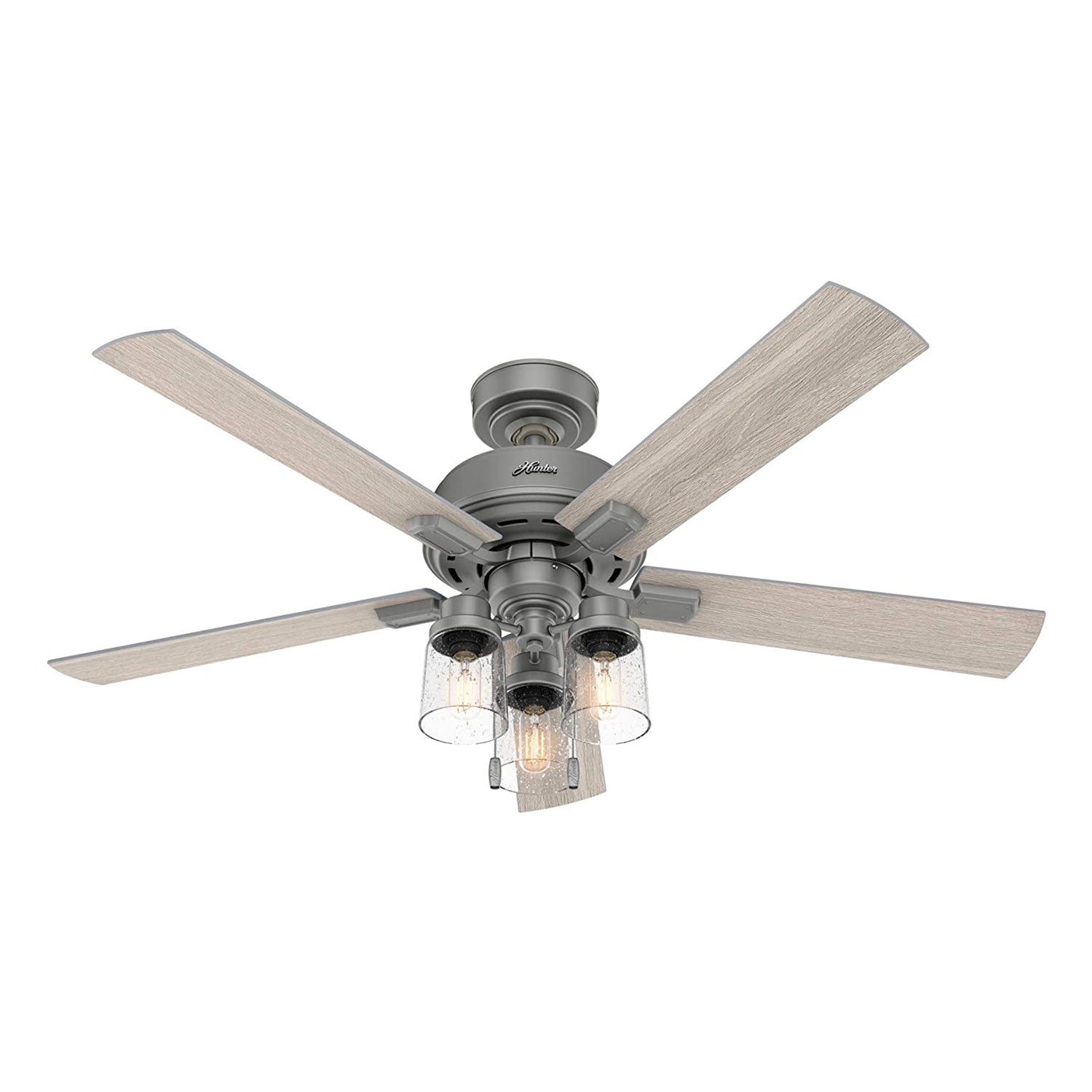 Hunter Fan Company Hartland 52" Indoor Home Low Profile Ceiling Fan w/ LED Light