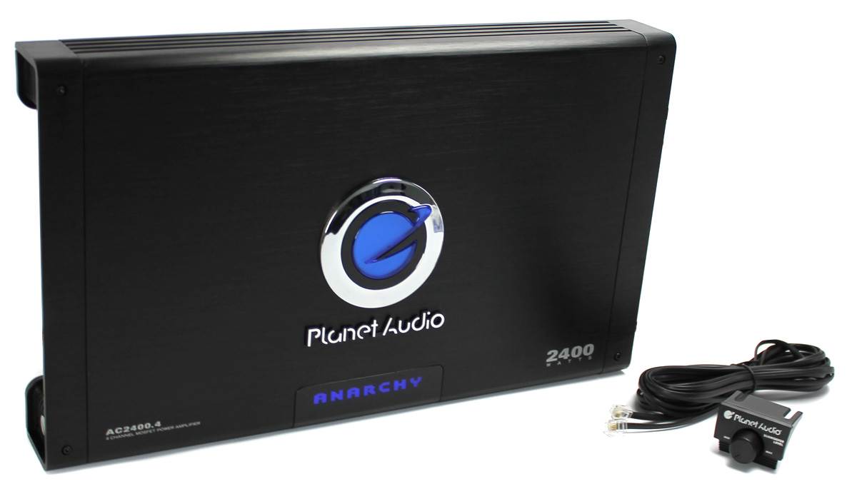 Planet Audio AC2400.4 2400W 4 Channel Car Power Amplifier Amp AC24004+Remote - VMInnovations