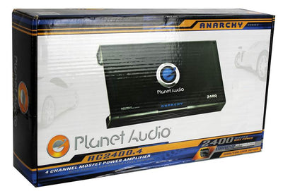 Planet Audio AC2400.4 2400W 4 Channel Car Power Amplifier Amp AC24004+Remote - VMInnovations