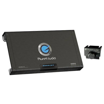 Planet Audio AC5000.1D 5000W Mono Class D MOSFET Power Car Amplifier w/ Remote