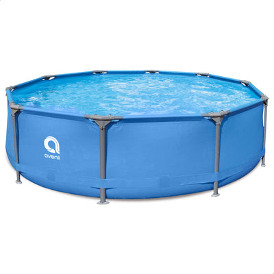 JLeisure Avenli 10'x30" Steel Frame Above Ground Outdoor Swimming Pool Set(Used) - VMInnovations