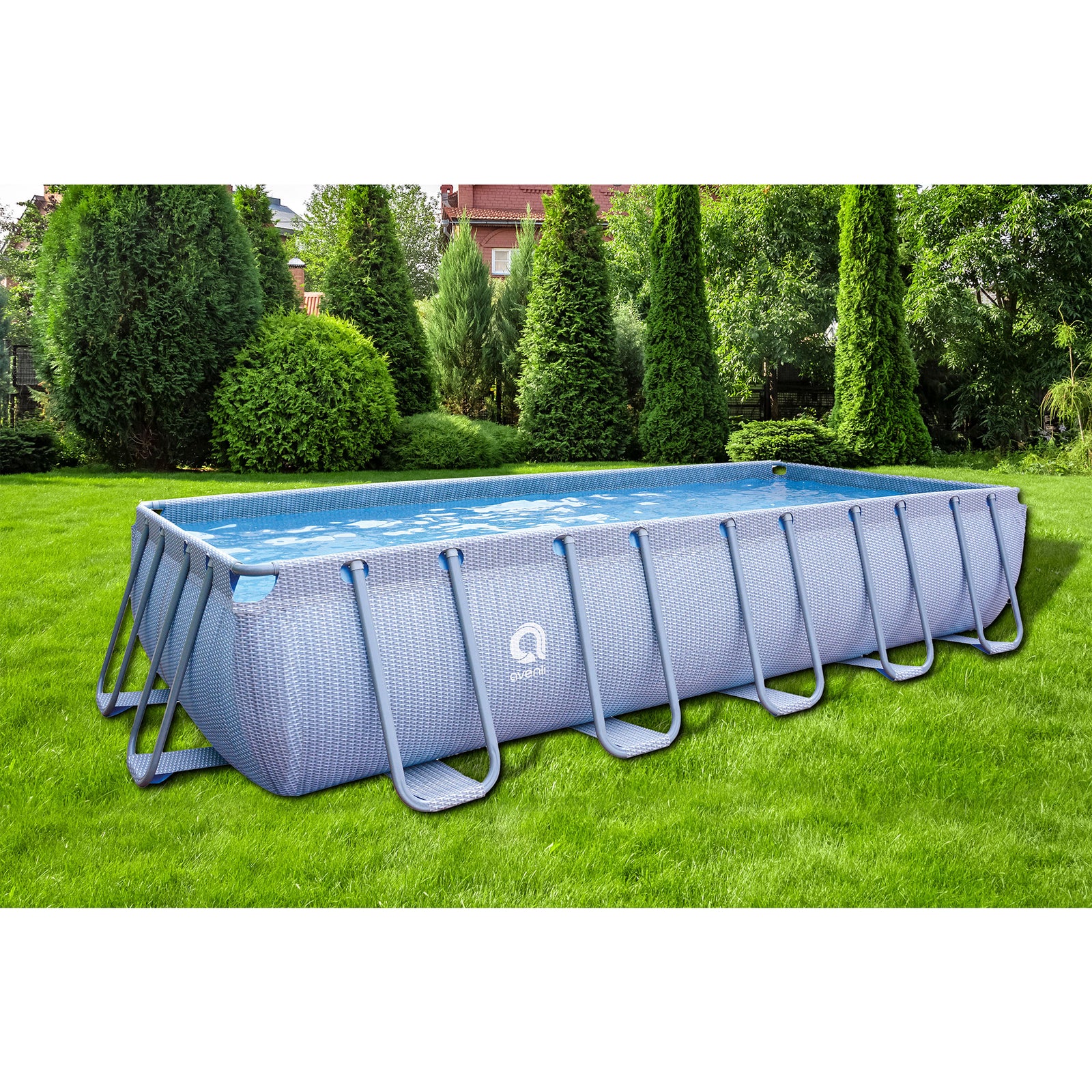 jLeisure Avenli 18' x 39.5" Rectanglular Above Ground Swimming Pool (For Parts) - VMInnovations