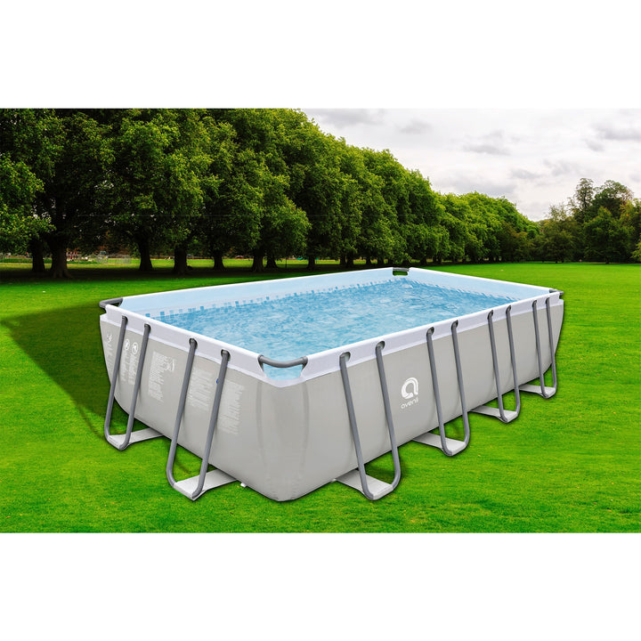 JLeisure 17776 18 x 10 Foot Above Ground Rectangular Steel Frame Swimming Pool