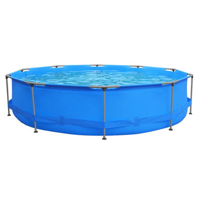 JLeisure Avenli Frame Round 12 Foot Wide 30 In Tall 1,617G Swimming Pool (Used) - VMInnovations