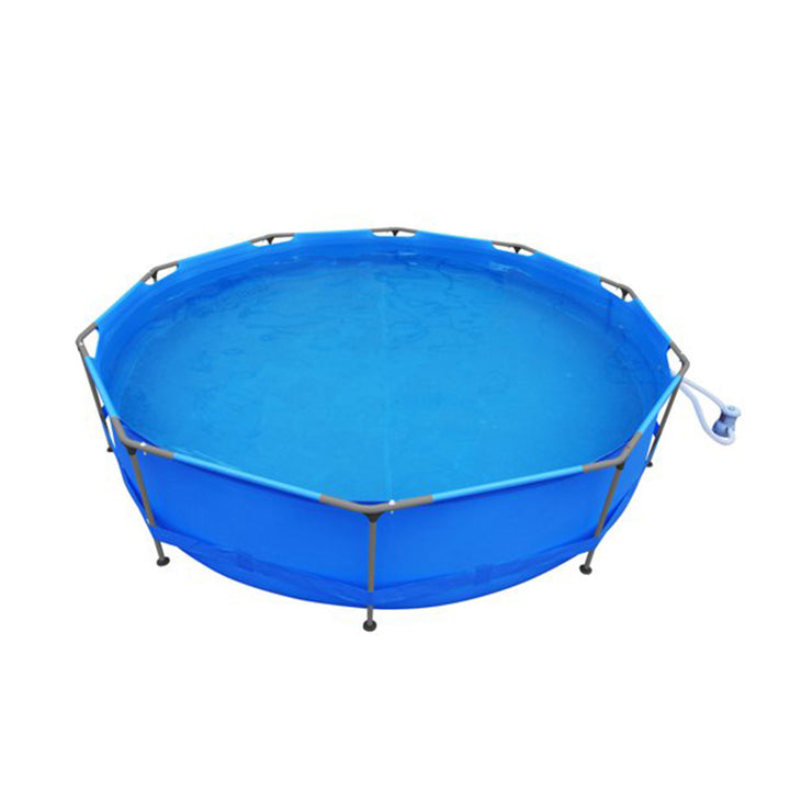 JLeisure Avenli Frame Round 12' 30" Tall 1,617 Gal Easy Assembly Swimming Pool