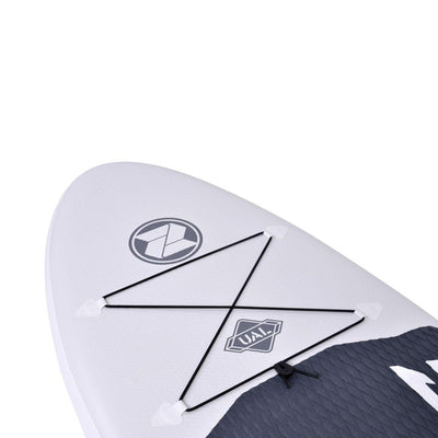Zray 10'2" X-Rider X1 Inflatable SUP All Around Paddle Board Kit, Blue/White - VMInnovations