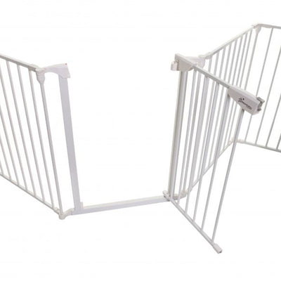 Dreambaby L2020BB Mayfair Converta 147.5 Inch 3 in 1 Baby Gate Playpen, White - VMInnovations