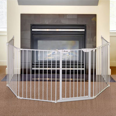 Dreambaby L2020BB Mayfair Converta 147.5 Inch 3 in 1 Baby Gate Playpen, White - VMInnovations