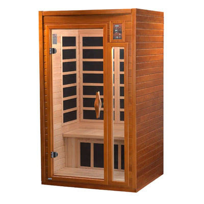 Dynamic Barcelona Hemlock Wood Low EMF FAR Infrared Sauna For Home (For Parts) - VMInnovations