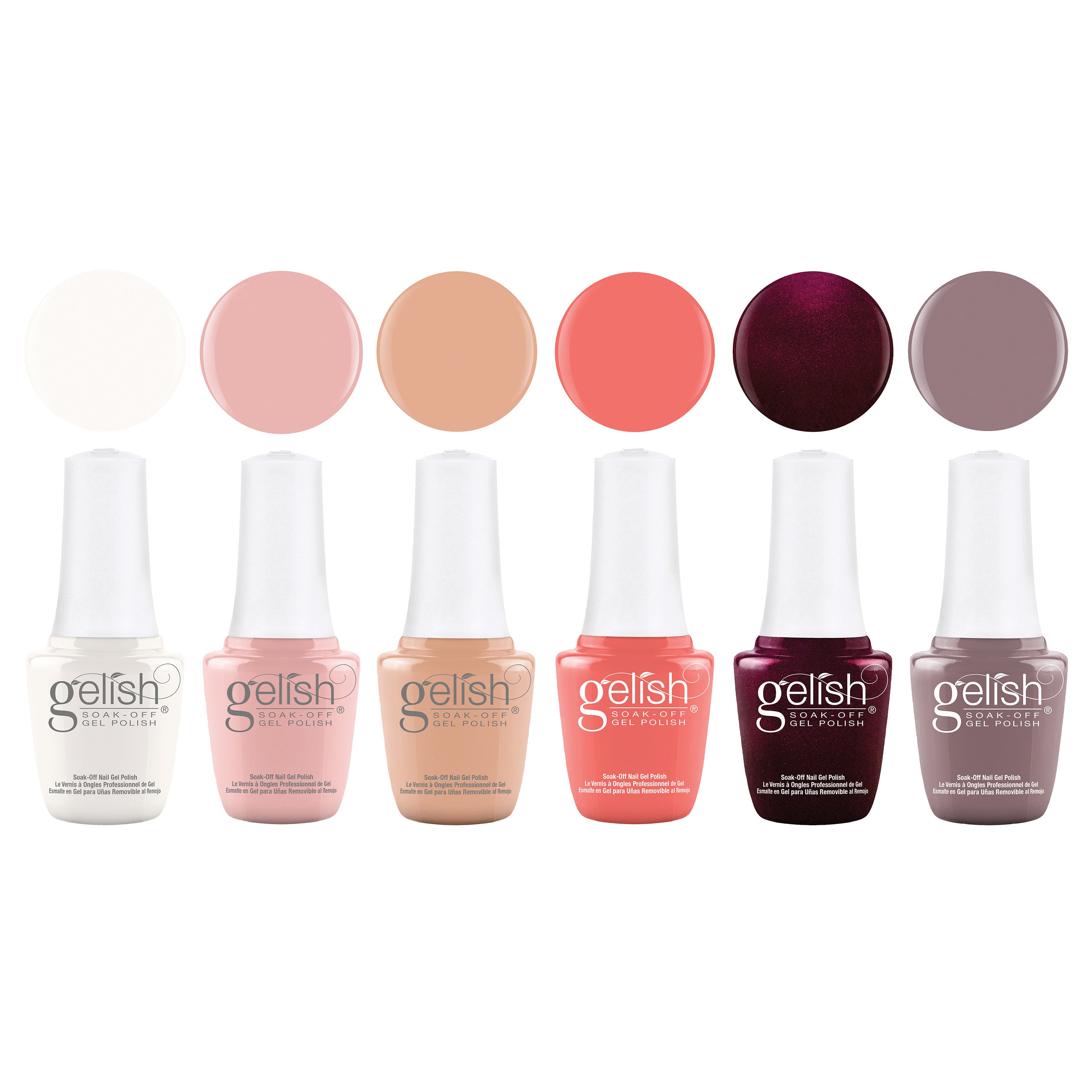 Gelish Mini Fantastic Four Essentials, Mini Core Collection, and LED Light Lamp - VMInnovations