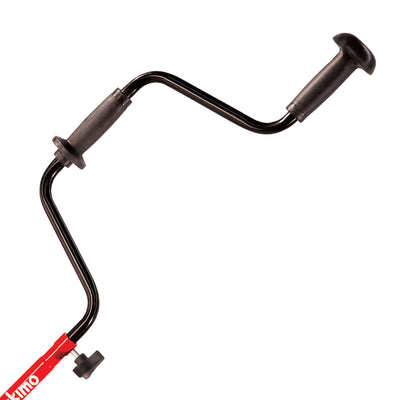 Eskimo HD06 6" Dual Flat Blade Ice Fishing Hand Auger with Blade Protector, Red - VMInnovations