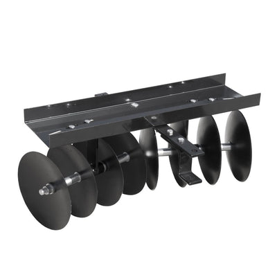 Field Tuff 39 Inch Tow Behind Garden Soil Cultivator Sleeve Hitch Disc Harrow - VMInnovations