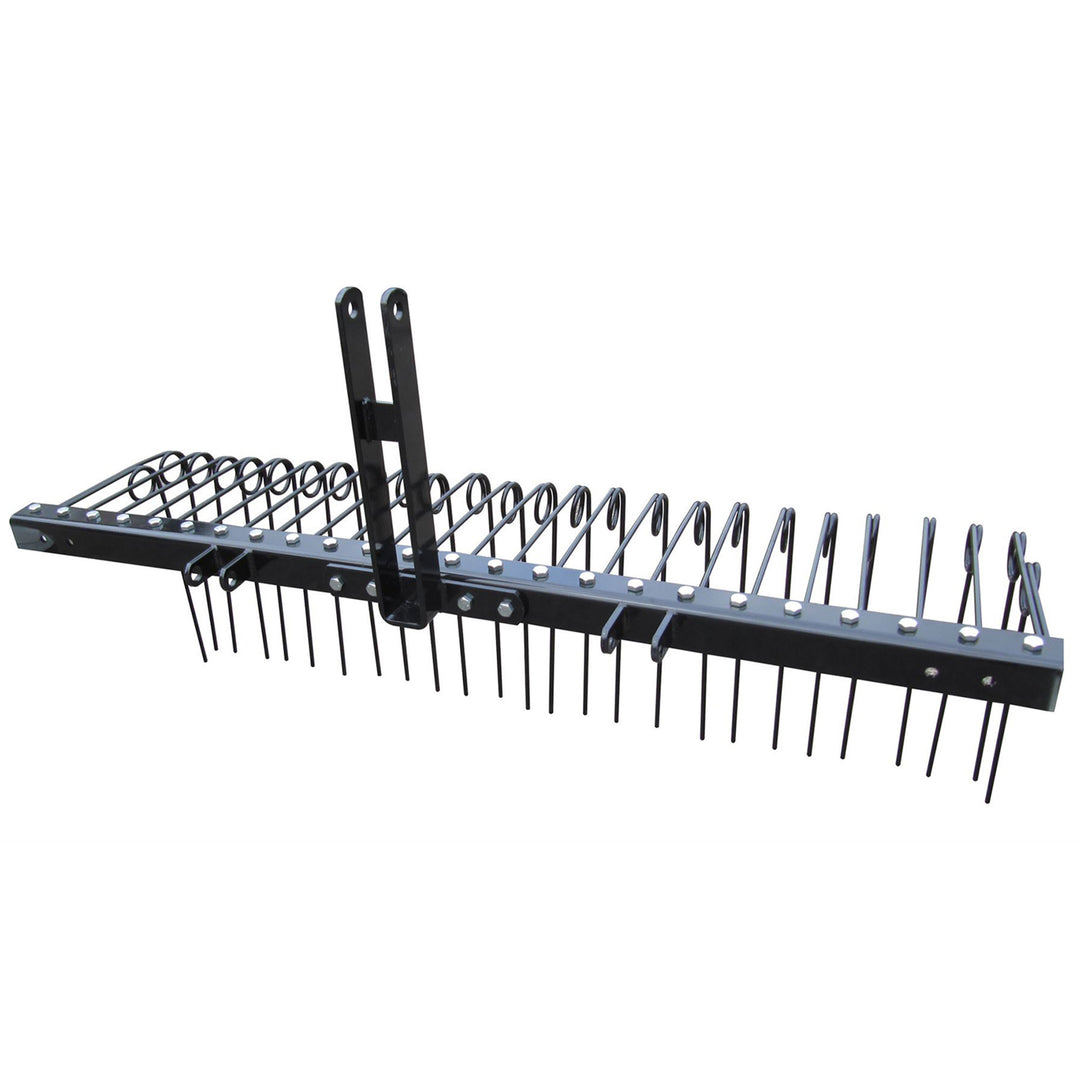 Field Tuff 60 Inch Pine Straw Rake w/ Coil Spring Tines & 3 Point Hitch, Steel