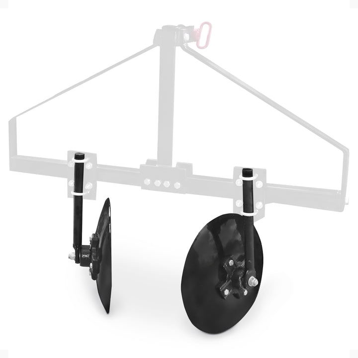 Field Tuff 43 Inch Disc Cultivator Garden Bedder and Hiller For 3 Point Tractor - VMInnovations