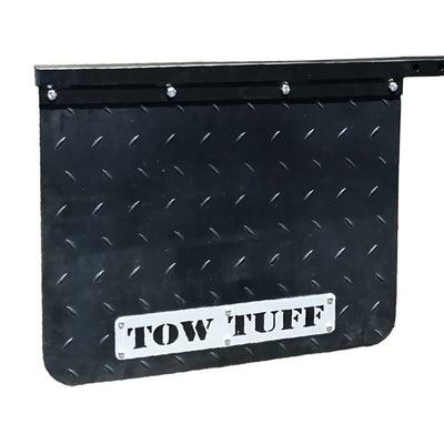 Tow Tuff 18x24 Inch Hitch Mount Rubber Rear Splash Guard Towing Mud Flaps (Used) - VMInnovations