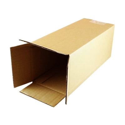 EcoSwift 4 x 4 x 18 Inch Corrugated Cardboard Packing Boxes for Moving (50 Pack)