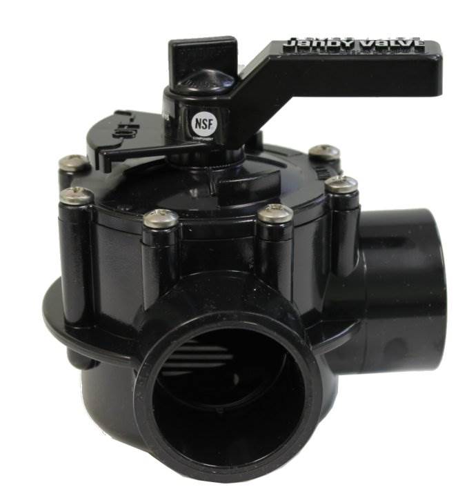 JANDY 4717 2"-2.5" Positive Seal NeverLube Valve 3 Port Plumbing (Open Box)