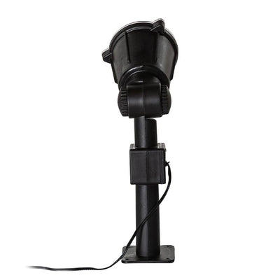 Kurt Adler 14 Inch Revolving Meteor Shower Spotlight Lawn Stake, RGB Lights