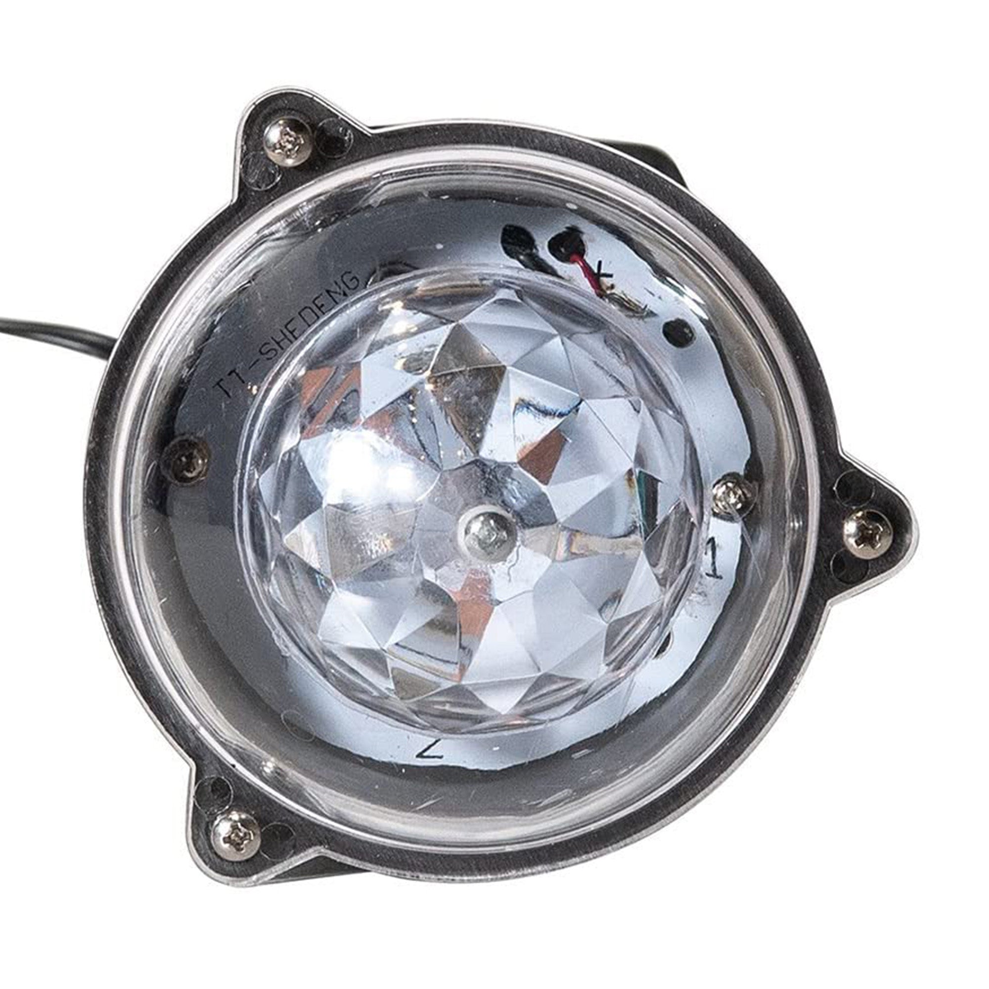 Kurt Adler 14 Inch Revolving Meteor Shower Spotlight Lawn Stake, RGB Lights