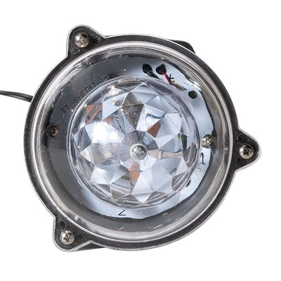 Kurt Adler 14 Inch Revolving Meteor Shower Spotlight Lawn Stake, RGB Lights