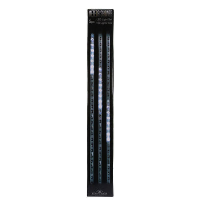 Kurt Adler Indoor Outdoor 150 LED Light Holiday Winter White Meteor Shower Set