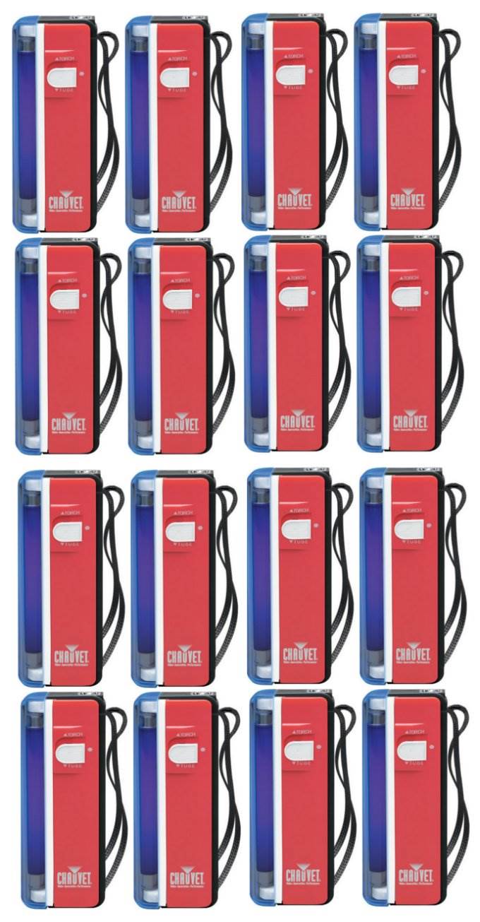 (16) CHAUVET NV-F4 Battery Powered Handheld 6V Blacklights & Flashlights | NVF4